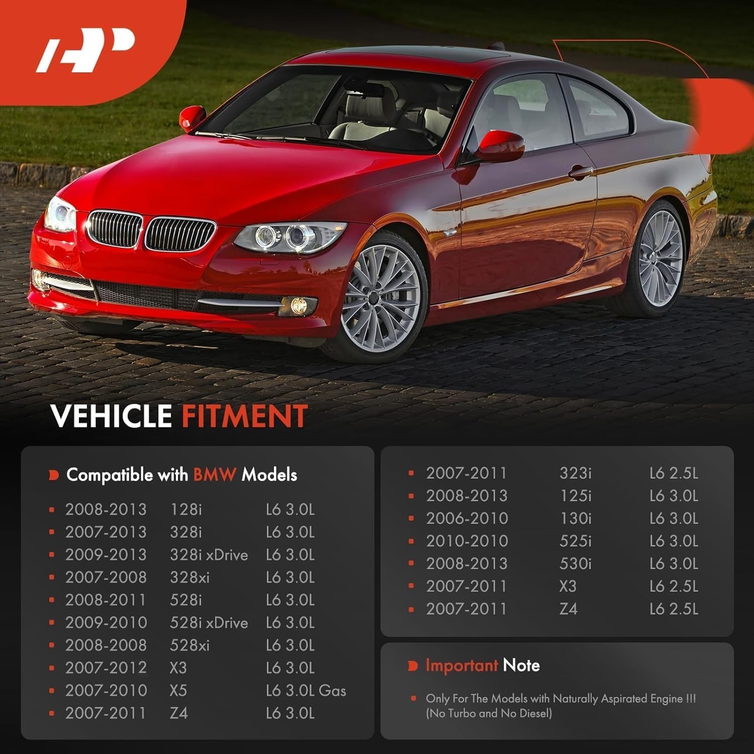 A-Premium Engine Valve Cover - Compatible with BMW Vehicles - 2.5L, 3.0L - 125i, 128i, 130i, 323i, 328i, 525i, 528i, 530i, X3, X5, Z4 - E60 E70 E82 E83 E84 E89 E90 E92 - Replace 11127552281 - Image 20