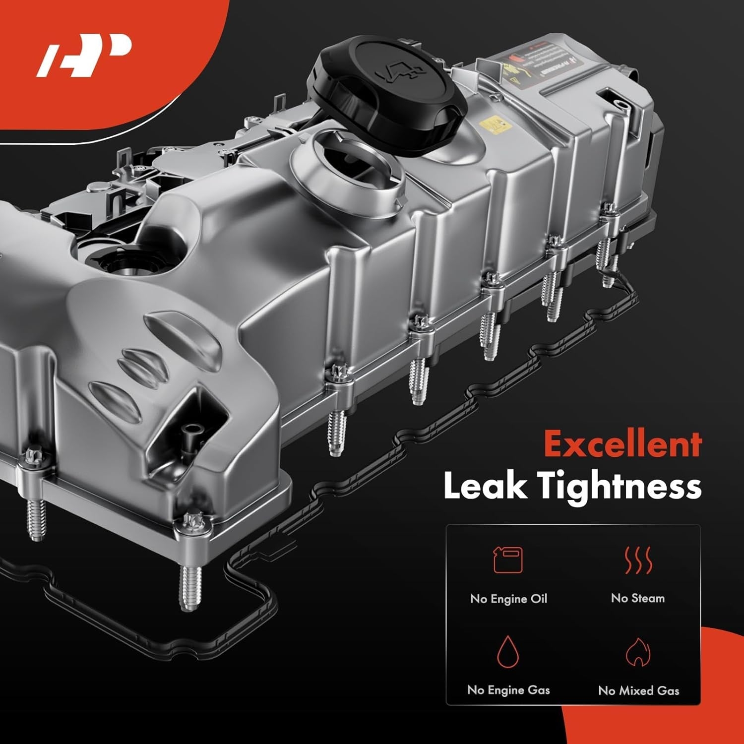 A-Premium Engine Valve Cover - Compatible with BMW Vehicles - 2.5L, 3.0L - 125i, 128i, 130i, 323i, 328i, 525i, 528i, 530i, X3, X5, Z4 - E60 E70 E82 E83 E84 E89 E90 E92 - Replace 11127552281 - Image 22