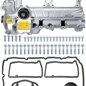 MITZONE N20 Upgrade Aluminum Valve Cover with Gasket Bolts Kit – Oil Cap for BMW 2012-2018 528i 528i xDrive 328i 328i GT xDrive 320i x5 x3 X1 428i z4 2.0L Replace 11127588412
