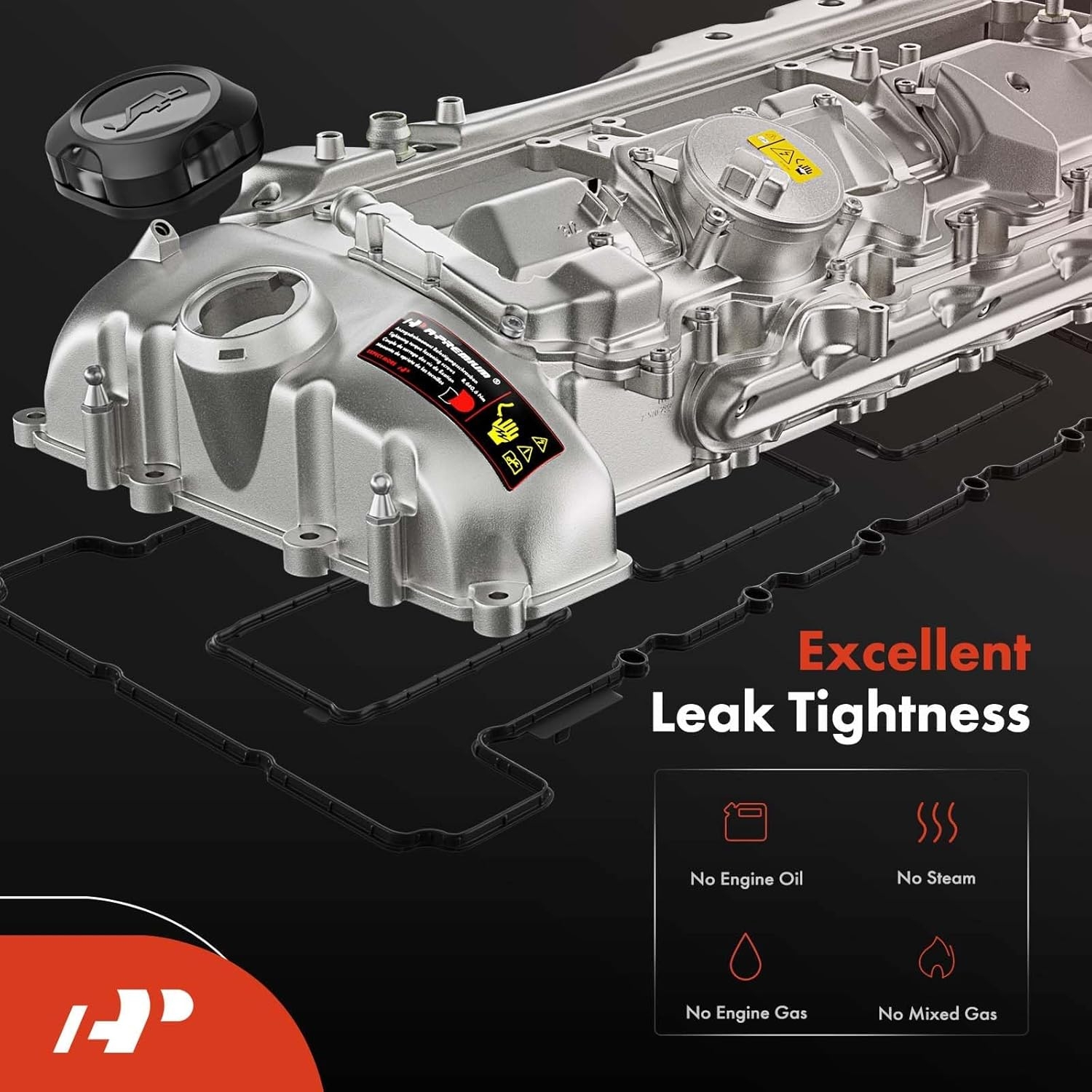 A-Premium N55 Engine Valve Cover Kit with Gasket -Oil Cap Compatible with 2011-2019 BMW Model - 328i 335i 435i 530i 535i 640i 740i 740Li (xDrive) X3 X5 X6, 3.0L Turbo, Replace 11127570292 - Image 12