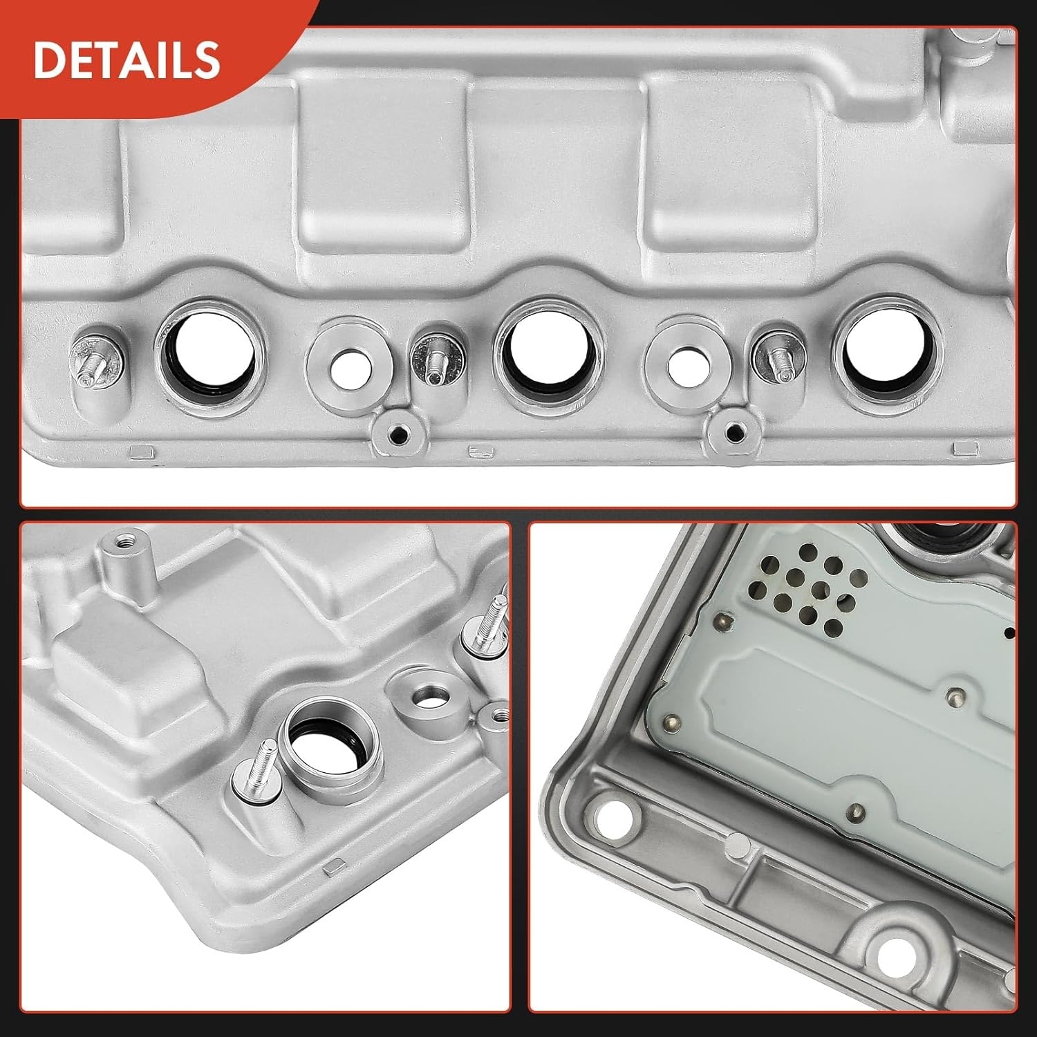 A-Premium Front Rear Engine Valve Cover Compatible with Honda Accord 2008-2012, Accord Crosstour 2010-2011, Pilot 2012-2015, Odyssey 2008-2010, Ridgeline 2009-2014, Crosstour & Acura RDX 2013-2015, TL - Image 6