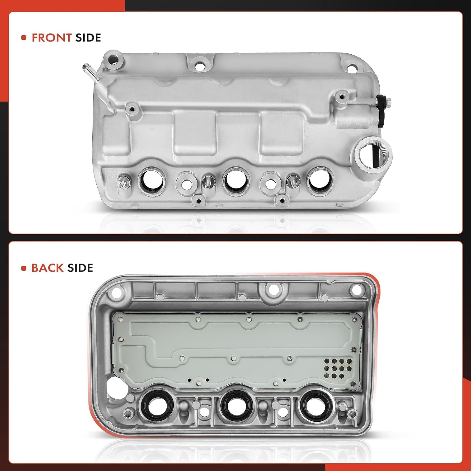 A-Premium Front Rear Engine Valve Cover Compatible with Honda Accord 2008-2012, Accord Crosstour 2010-2011, Pilot 2012-2015, Odyssey 2008-2010, Ridgeline 2009-2014, Crosstour & Acura RDX 2013-2015, TL - Image 8