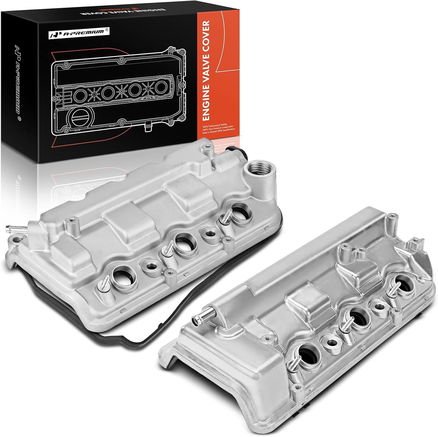 A-Premium Front Rear Engine Valve Cover Compatible with Honda Accord 2008-2012, Accord Crosstour 2010-2011, Pilot 2012-2015, Odyssey 2008-2010, Ridgeline 2009-2014, Crosstour & Acura RDX 2013-2015, TL - Image 10