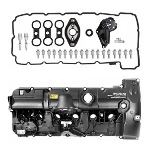 Engine Valve Cover with Gasket Bolts for 2006-2013 BMW 128i 328i 528i 328xi 528xi 328i xDrive 528i xDrive X3 X5 Z4 L6 3.0L [11127552281][264-935]