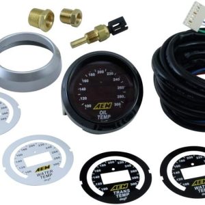 AEM 30-4402 100-300F Oil, Transmission or Water Temperature Gauge