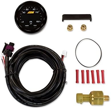 AEM X-Series 52mm UEGO A/F Ratio w/OBDII Gauge Set + Boost 35psi + Fuel or Oil Pressure 0-150psi - Image 4