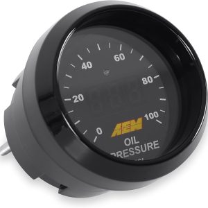 AEM 30-4401 0-100 PSI Oil or Fuel Pressure Gauge