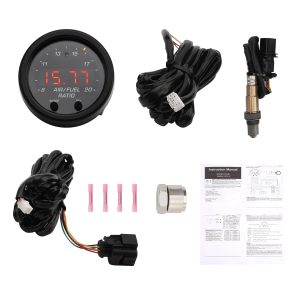 30-0300 Wideband UGEO Air Fuel Ratio Gauge 52mm(2-1/16″), AFR/Lambda Controller Kit with LSU 4.9 Sensor