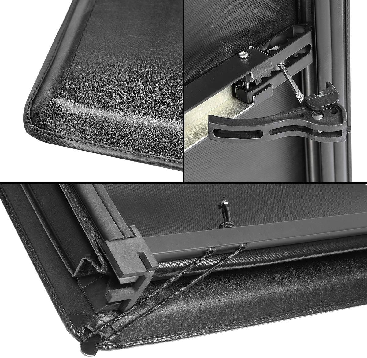 DNA MOTORING New Upgrade Truck Bed Top Hard Solid Tri-Fold Tonneau Cover Compatible with 14-18 Silverado Sierra 1500/15-19 Silverado Sierra 2500HD 3500HD 6.5' Bed, TTC-HARD-038 - Image 21