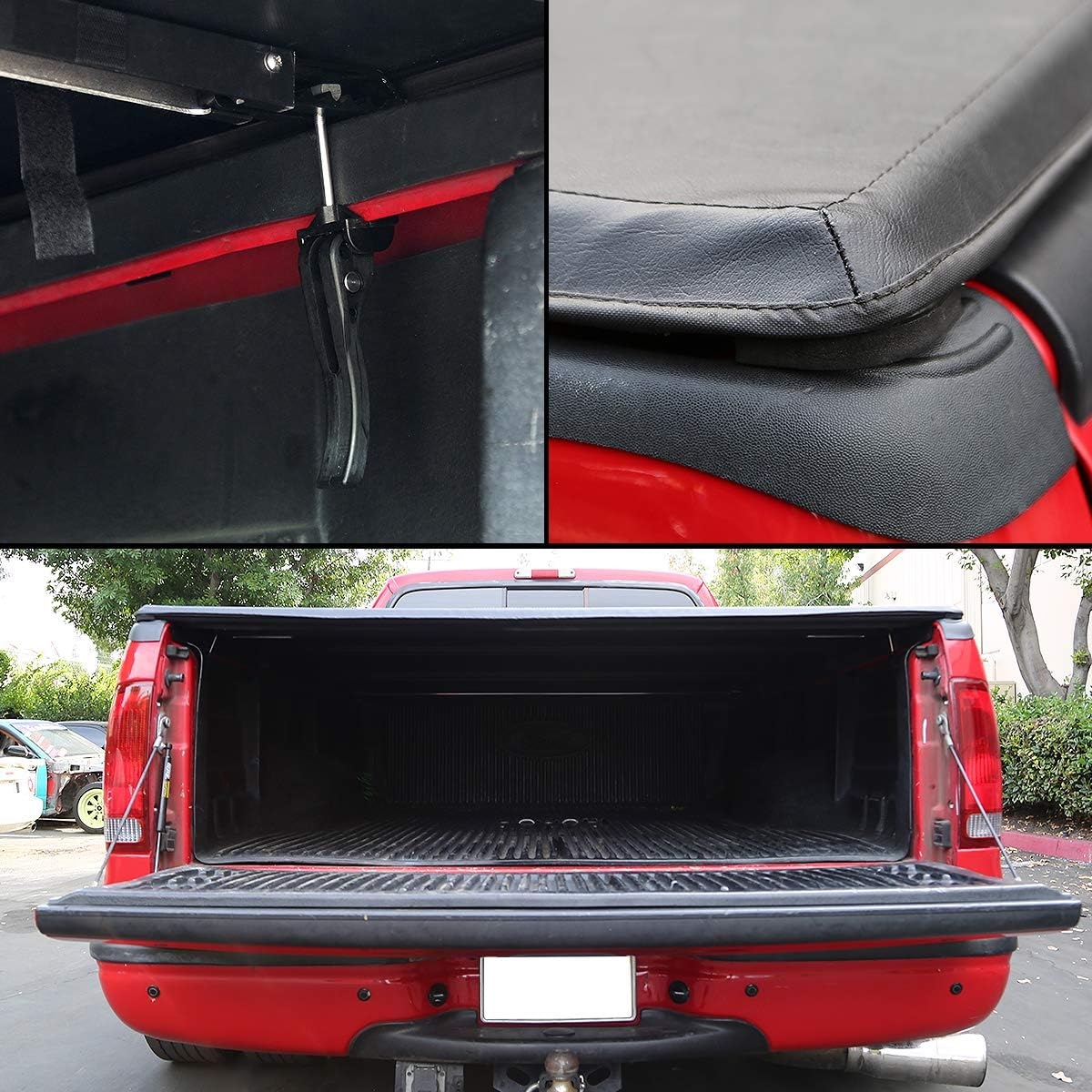 DNA MOTORING New Upgrade Truck Bed Top Hard Solid Tri-Fold Tonneau Cover Compatible with 14-18 Silverado Sierra 1500/15-19 Silverado Sierra 2500HD 3500HD 6.5' Bed, TTC-HARD-038 - Image 24