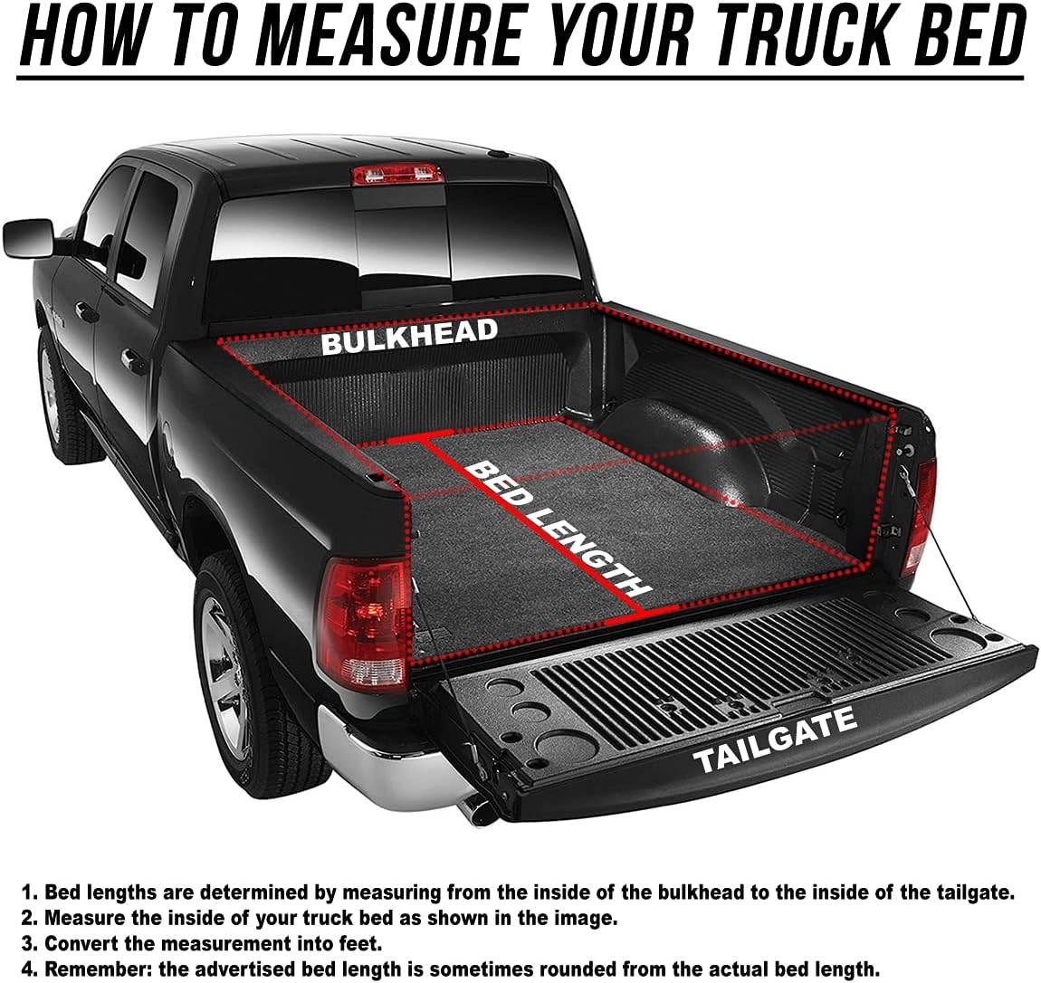 DNA MOTORING New Upgrade Truck Bed Top Hard Solid Tri-Fold Tonneau Cover Compatible with 14-18 Silverado Sierra 1500/15-19 Silverado Sierra 2500HD 3500HD 6.5' Bed, TTC-HARD-038 - Image 28