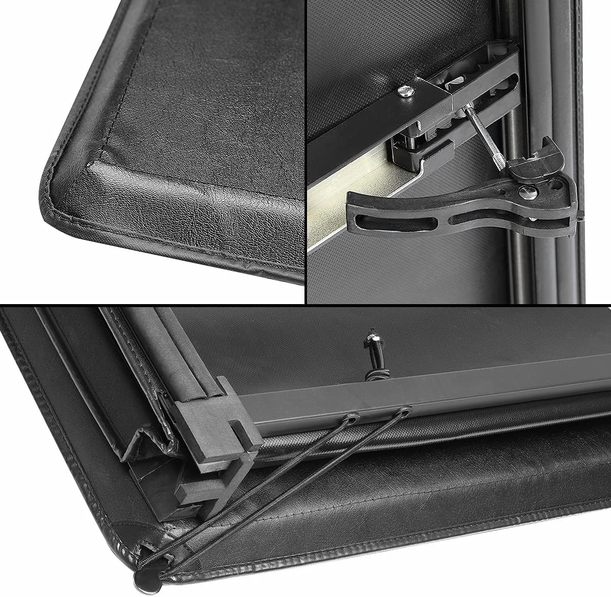 DNA MOTORING New Upgrade Truck Bed Top Hard Solid Tri-Fold Tonneau Cover Compatible with 14-18 Silverado Sierra 1500/15-19 Silverado Sierra 2500HD 3500HD 6.5' Bed, TTC-HARD-038 - Image 29