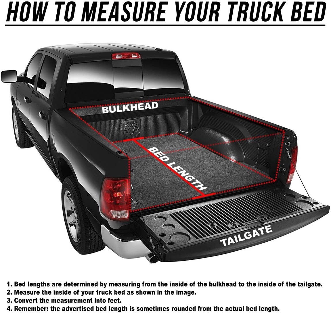 DNA MOTORING New Upgrade Truck Bed Top Hard Solid Tri-Fold Tonneau Cover Compatible with 14-18 Silverado Sierra 1500/15-19 Silverado Sierra 2500HD 3500HD 6.5' Bed, TTC-HARD-038 - Image 46