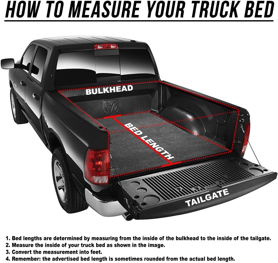 DNA MOTORING New Upgrade Truck Bed Top Hard Solid Tri-Fold Tonneau Cover Compatible with 14-18 Silverado Sierra 1500/15-19 Silverado Sierra 2500HD 3500HD 6.5' Bed, TTC-HARD-038 - Image 52