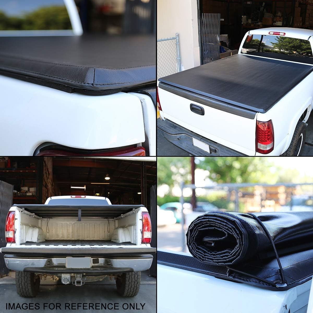 DNA MOTORING New Upgrade Truck Bed Top Hard Solid Tri-Fold Tonneau Cover Compatible with 14-18 Silverado Sierra 1500/15-19 Silverado Sierra 2500HD 3500HD 6.5' Bed, TTC-HARD-038 - Image 54