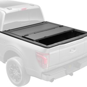 RealTruck BAK BAKFlip MX4 Hard Folding Truck Bed Tonneau Cover | 448324 | Fits 2021-2025 Ford Maverick 4′ 6″ Bed (54.4″)