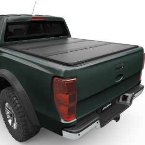AUTOSAVER88 FRP Hard Tri-fold Truck Bed Tonneau Cover Fit for Ford Ranger 2024 2025 5ft Bed