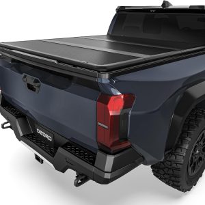 OEDRO FRP Hard Tri-fold Tonneau Cover Fits for Toyota Tacoma 2024 2025 6ft Bed (Excl. Trail Edition), Weather-Resistant
