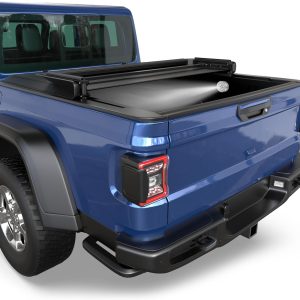 Tri Fold Soft Truck Bed Tonneau Cover Compatible for 2020-2024 Jeep Gladiator Fleetside 5FT（60”） Bed
