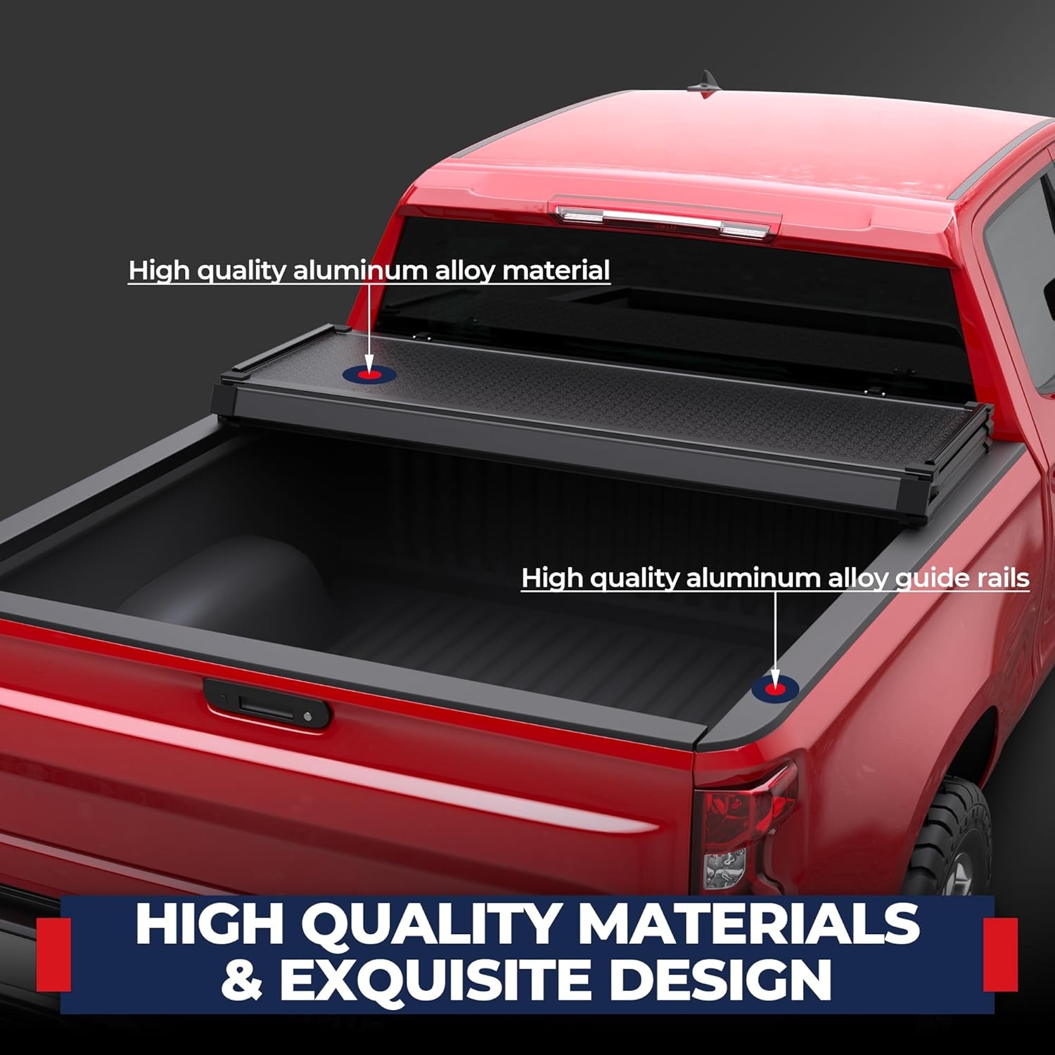 MOSTPLUS Roll-Up Soft Vinyl Truck Bed Tonneau Cover Compatible with 2020-2024 2025 Chevy Chevrolet Silverado GMC Sierra 2500 3500 HD 6.8 FT Bed Fleetside-82.2 Inch - Image 20