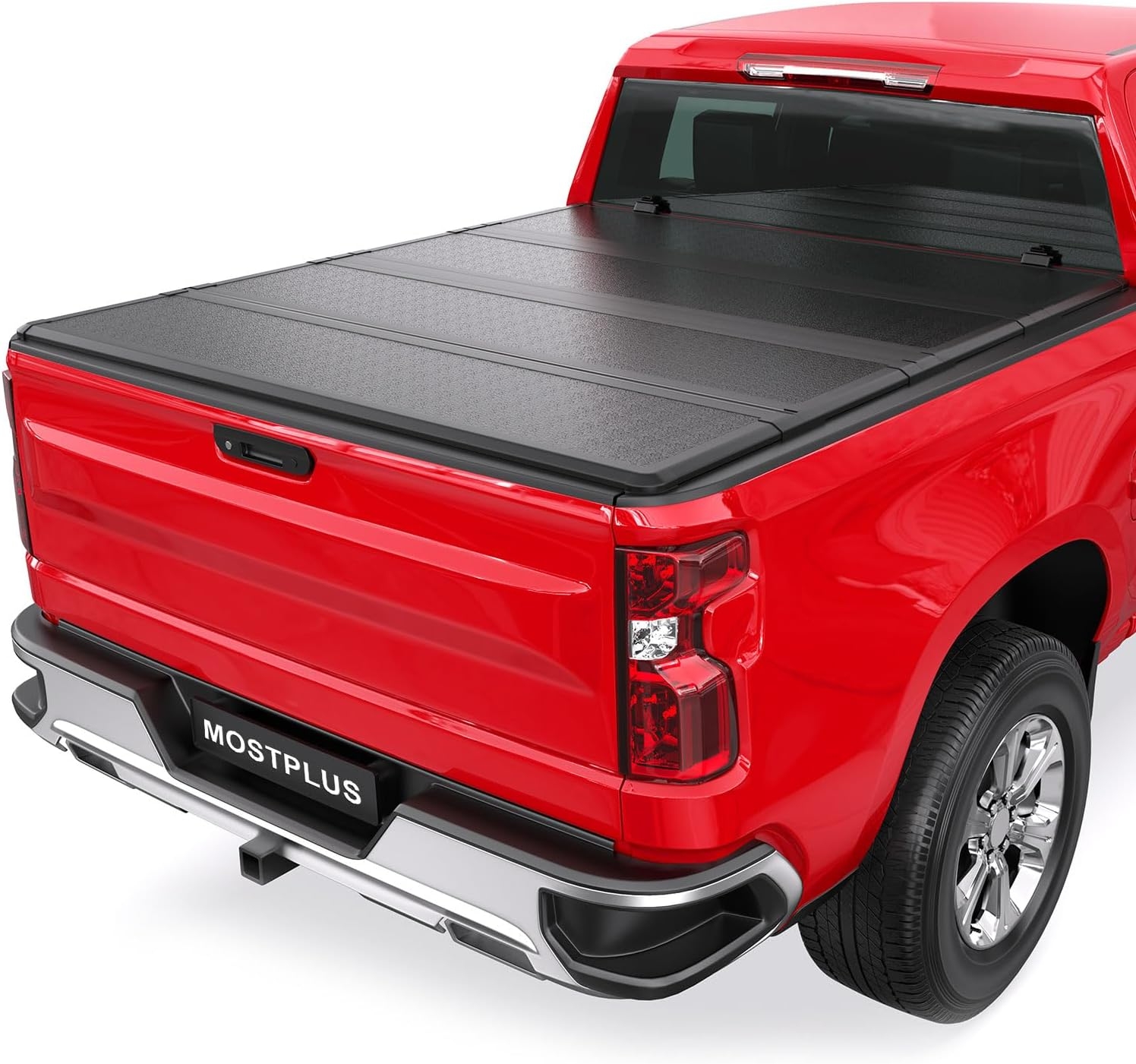 MOSTPLUS Roll-Up Soft Vinyl Truck Bed Tonneau Cover Compatible with 2020-2024 2025 Chevy Chevrolet Silverado GMC Sierra 2500 3500 HD 6.8 FT Bed Fleetside-82.2 Inch - Image 23