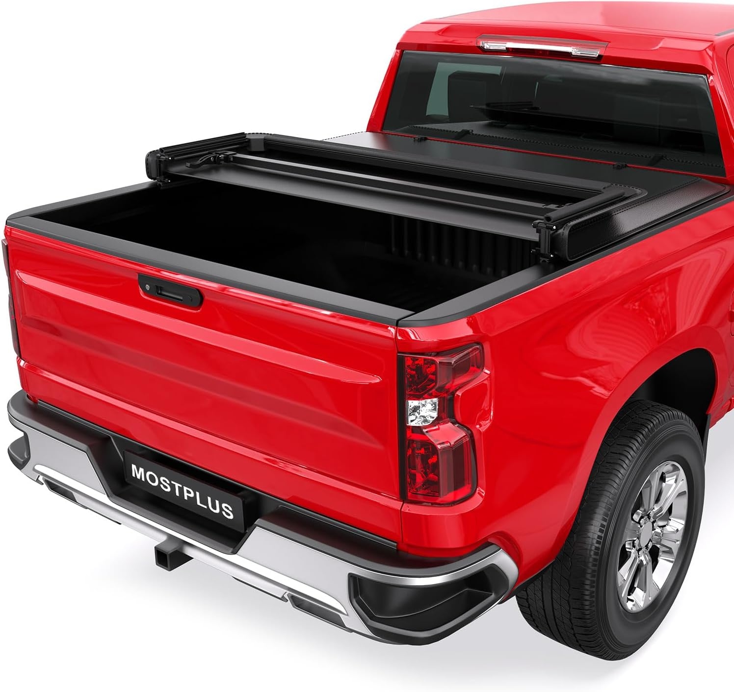 MOSTPLUS Roll-Up Soft Vinyl Truck Bed Tonneau Cover Compatible with 2020-2024 2025 Chevy Chevrolet Silverado GMC Sierra 2500 3500 HD 6.8 FT Bed Fleetside-82.2 Inch - Image 30