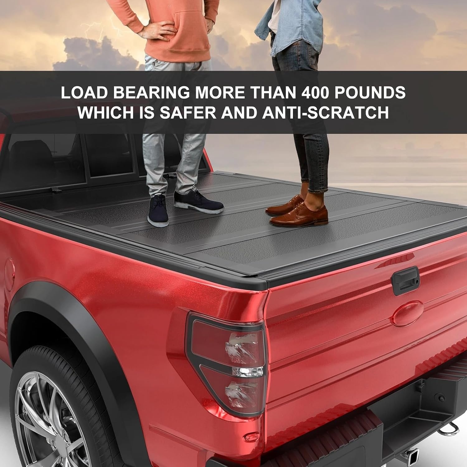 MOSTPLUS Roll-Up Soft Vinyl Truck Bed Tonneau Cover Compatible with 2020-2024 2025 Chevy Chevrolet Silverado GMC Sierra 2500 3500 HD 6.8 FT Bed Fleetside-82.2 Inch - Image 52