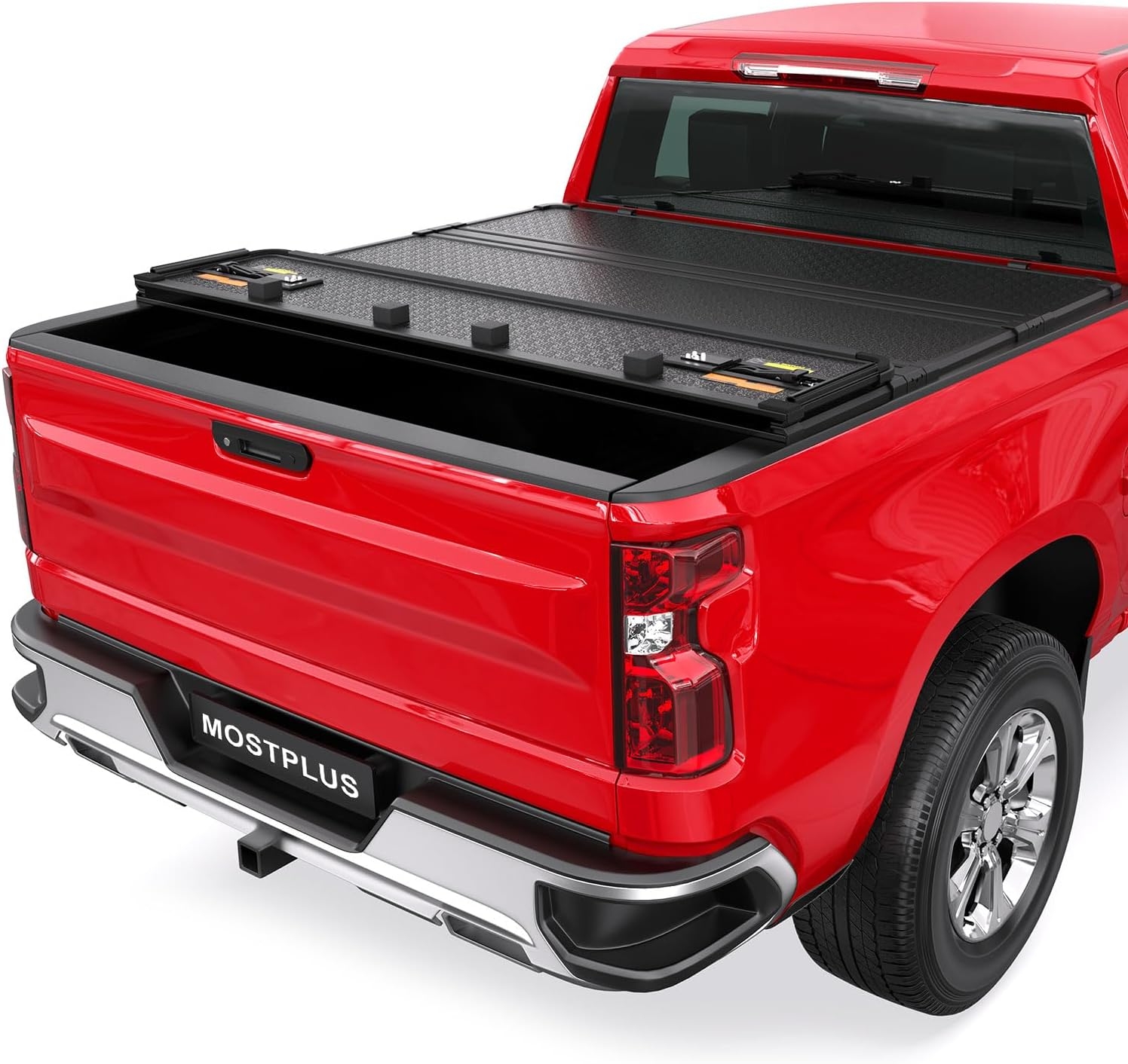 MOSTPLUS Roll-Up Soft Vinyl Truck Bed Tonneau Cover Compatible with 2020-2024 2025 Chevy Chevrolet Silverado GMC Sierra 2500 3500 HD 6.8 FT Bed Fleetside-82.2 Inch - Image 55