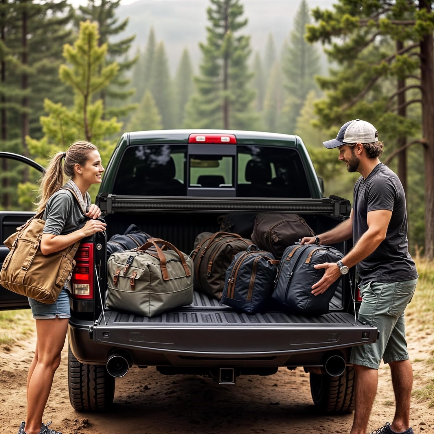 LEDKINGDOMUS Soft Tri-Fold Truck Bed Cover Fits for Chevy Silverado/GMC Sierra 1500 New Body Style 2019-2025 | 5'9" (70") Bed Without Multi-Flex Tailgate - Image 15