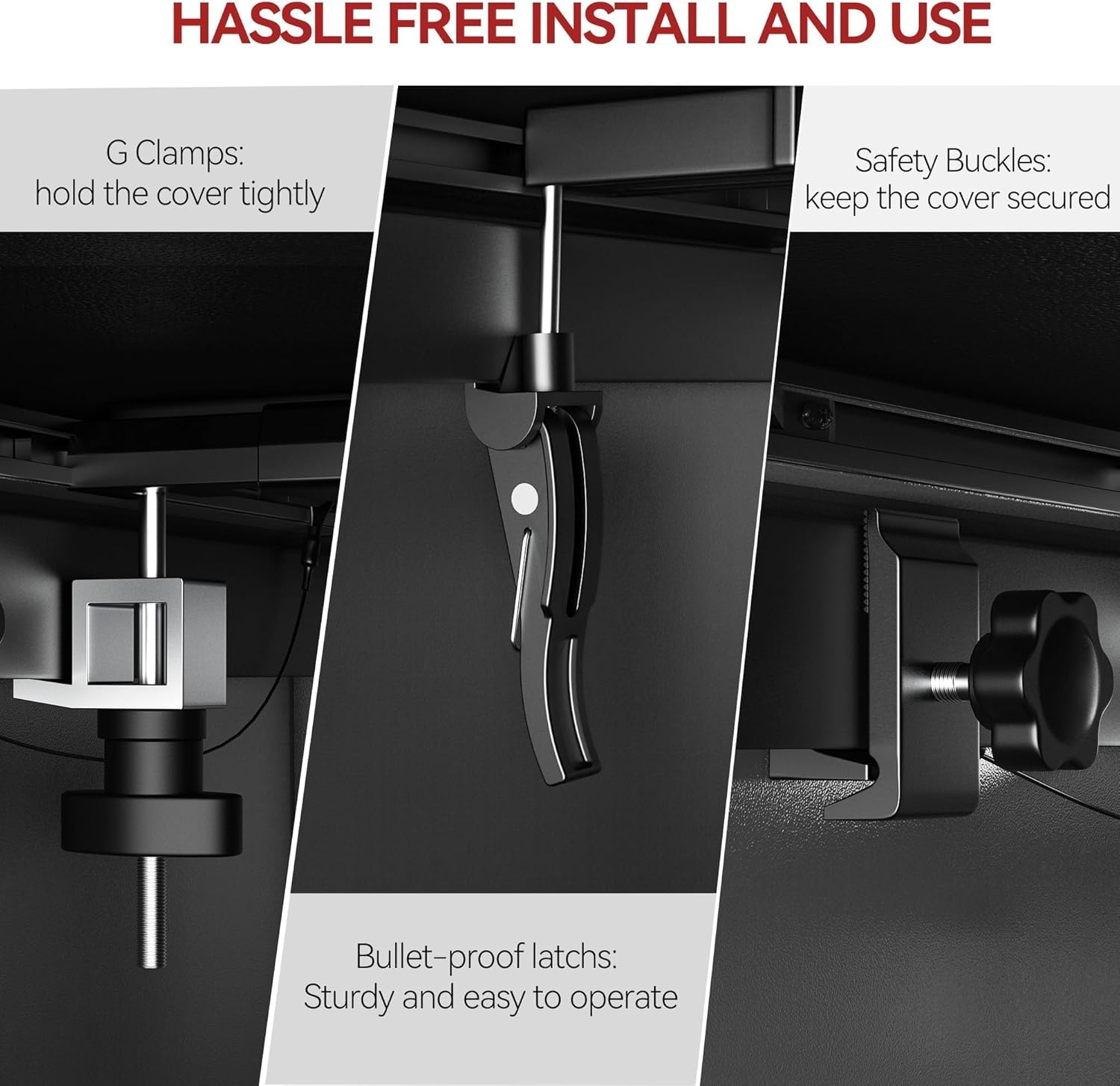 LEDKINGDOMUS Soft Tri-Fold Truck Bed Cover Fits for Chevy Silverado/GMC Sierra 1500 New Body Style 2019-2025 | 5'9" (70") Bed Without Multi-Flex Tailgate - Image 28