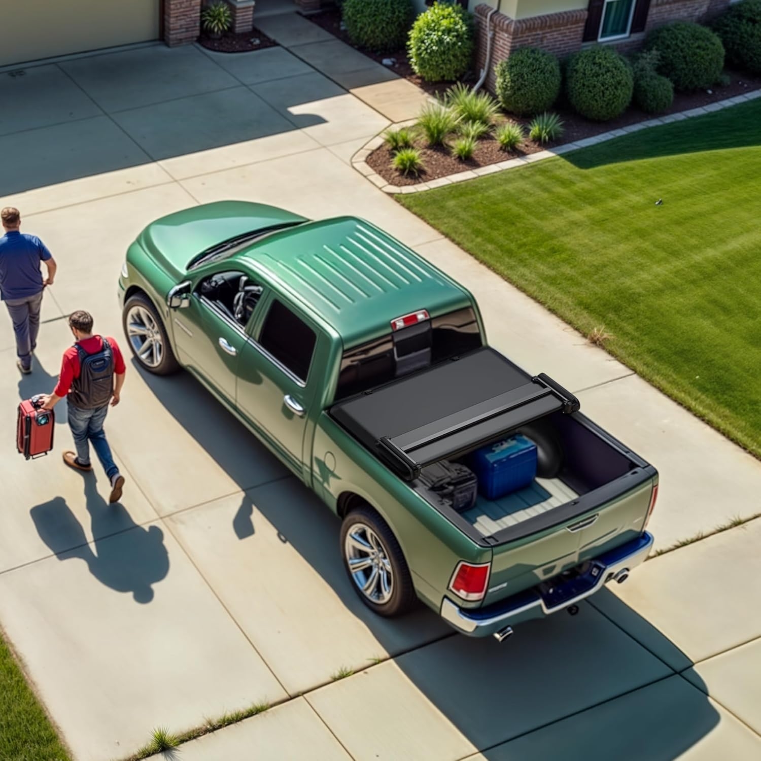 LEDKINGDOMUS Soft Tri-Fold Truck Bed Cover Fits for Chevy Silverado/GMC Sierra 1500 New Body Style 2019-2025 | 5'9" (70") Bed Without Multi-Flex Tailgate - Image 29