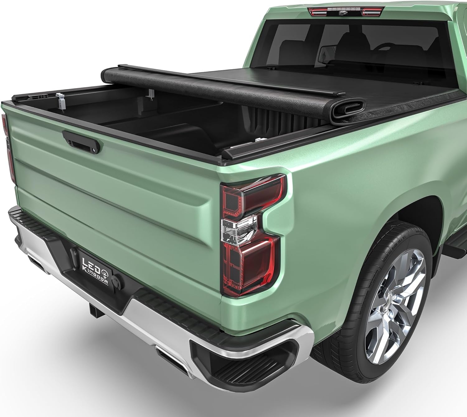 LEDKINGDOMUS Soft Tri-Fold Truck Bed Cover Fits for Chevy Silverado/GMC Sierra 1500 New Body Style 2019-2025 | 5'9" (70") Bed Without Multi-Flex Tailgate - Image 34