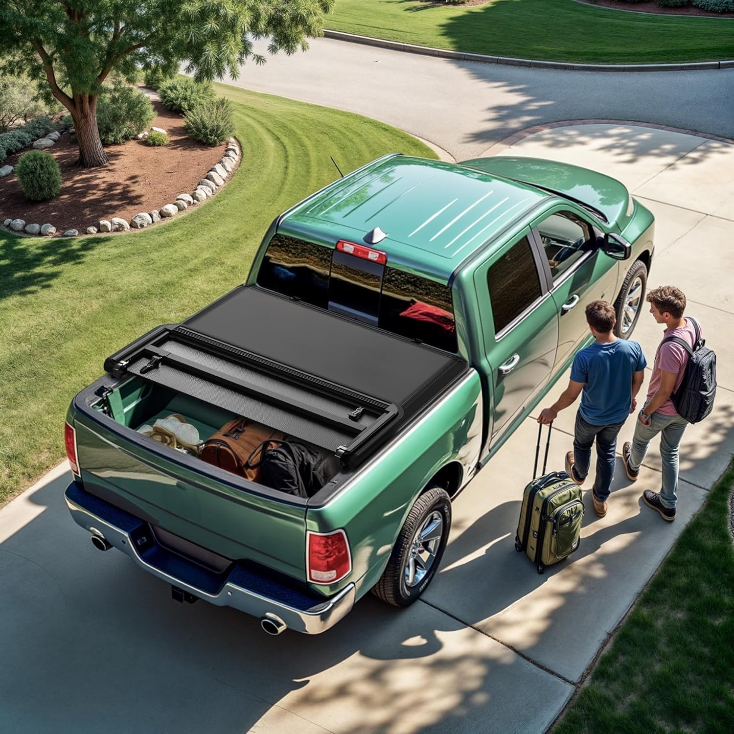 LEDKINGDOMUS Soft Tri-Fold Truck Bed Cover Fits for Chevy Silverado/GMC Sierra 1500 New Body Style 2019-2025 | 5'9" (70") Bed Without Multi-Flex Tailgate - Image 43