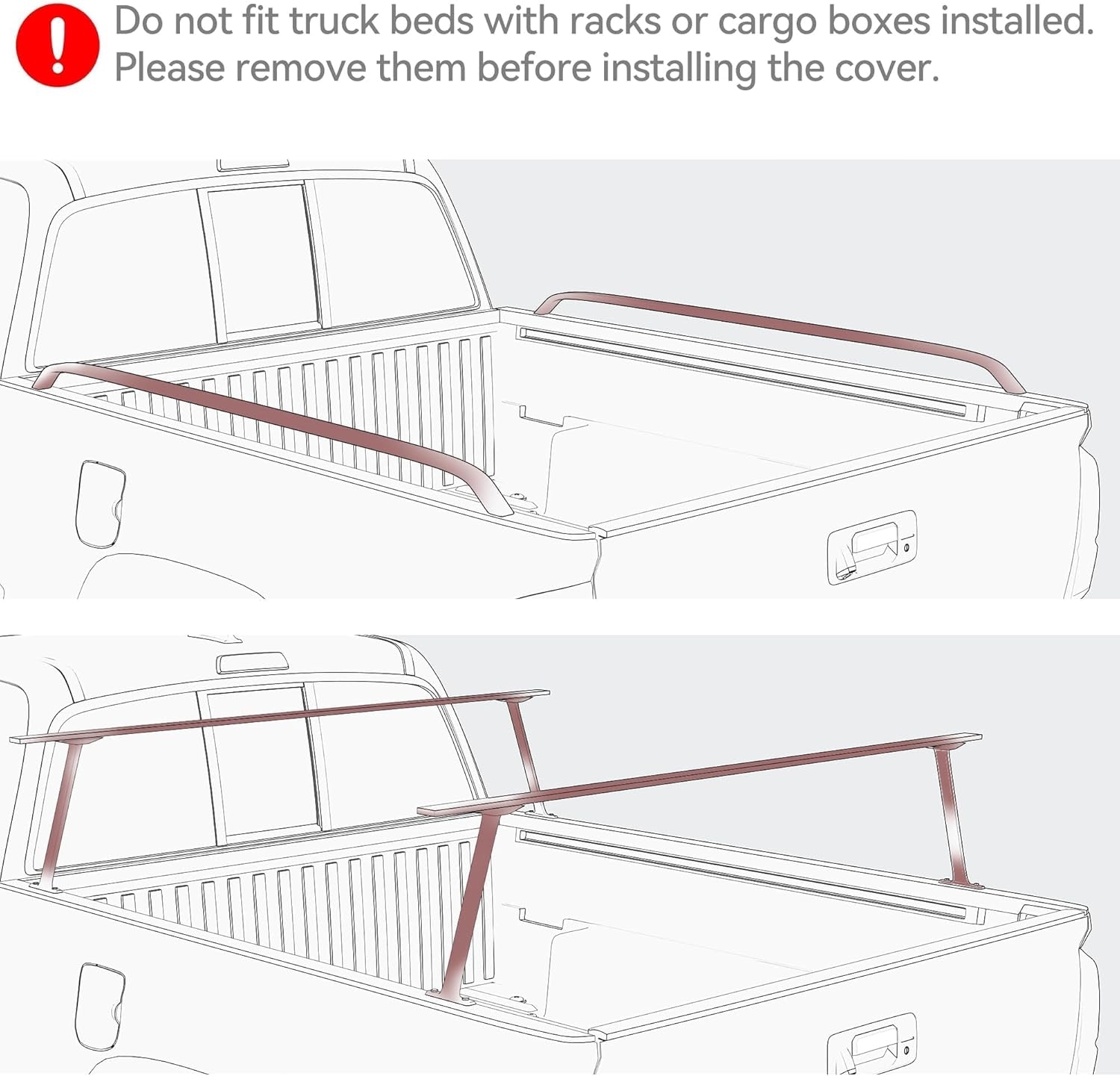 LEDKINGDOMUS Soft Tri-Fold Truck Bed Cover Fits for Chevy Silverado/GMC Sierra 1500 New Body Style 2019-2025 | 5'9" (70") Bed Without Multi-Flex Tailgate - Image 53