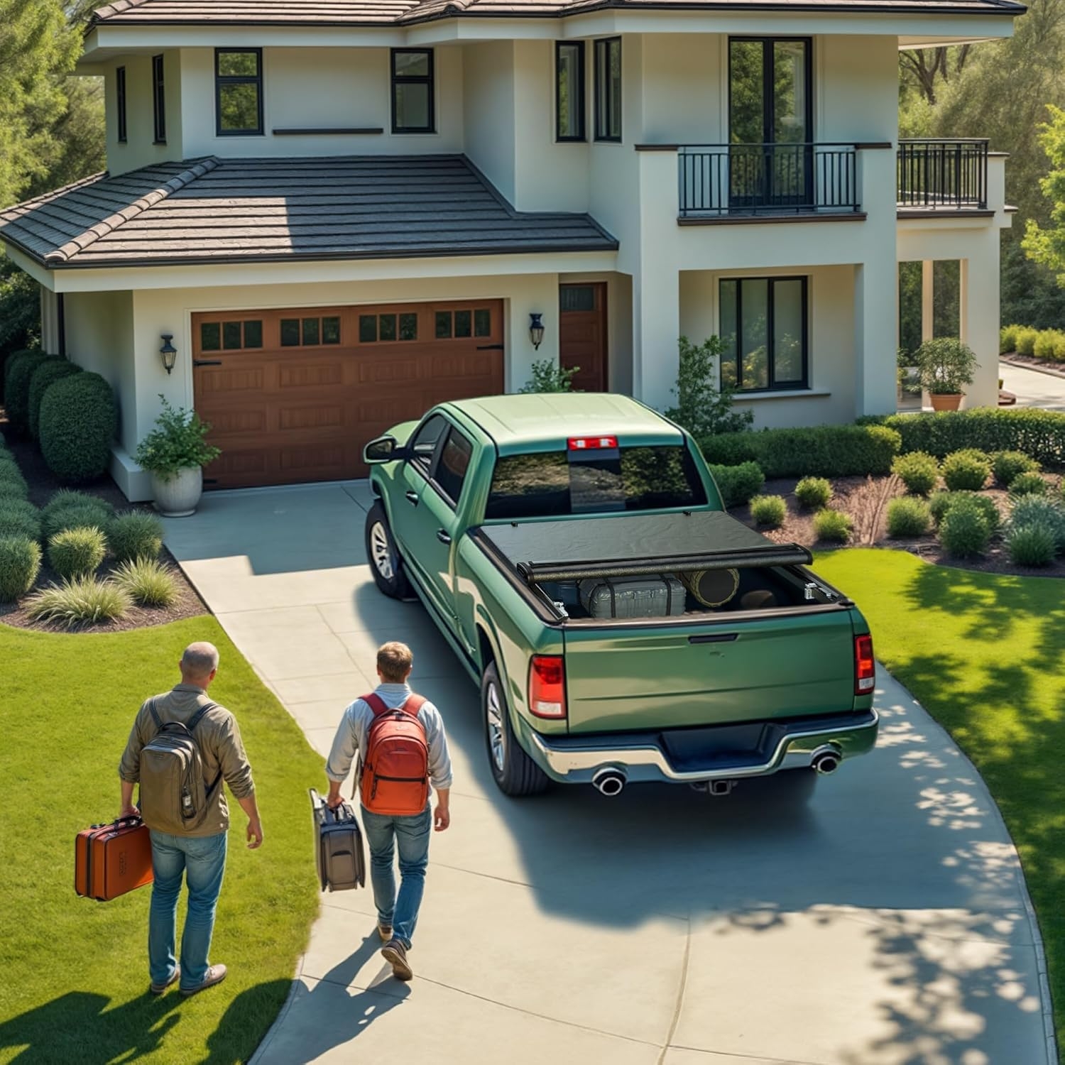 LEDKINGDOMUS Soft Tri-Fold Truck Bed Cover Fits for Chevy Silverado/GMC Sierra 1500 New Body Style 2019-2025 | 5'9" (70") Bed Without Multi-Flex Tailgate - Image 60