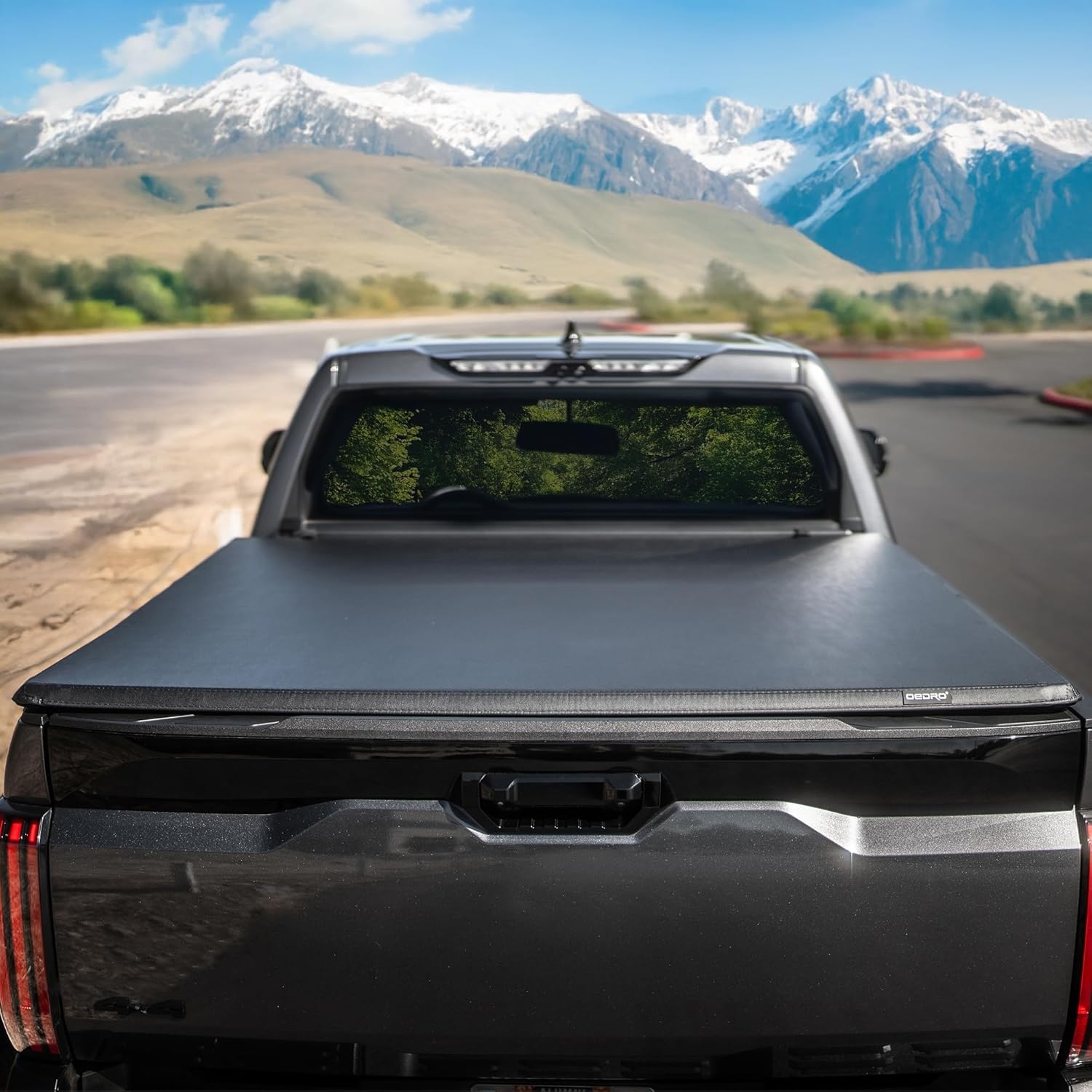 OEDRO FRP Hard Tri-fold Truck Bed Tonneau Cover Compatible with 2019-2025 Chevy Silverado 1500 / GMC Sierra 1500 New Body Style, 5.8 Feet Bed w/o Multi-Flex Tailgate - Image 40
