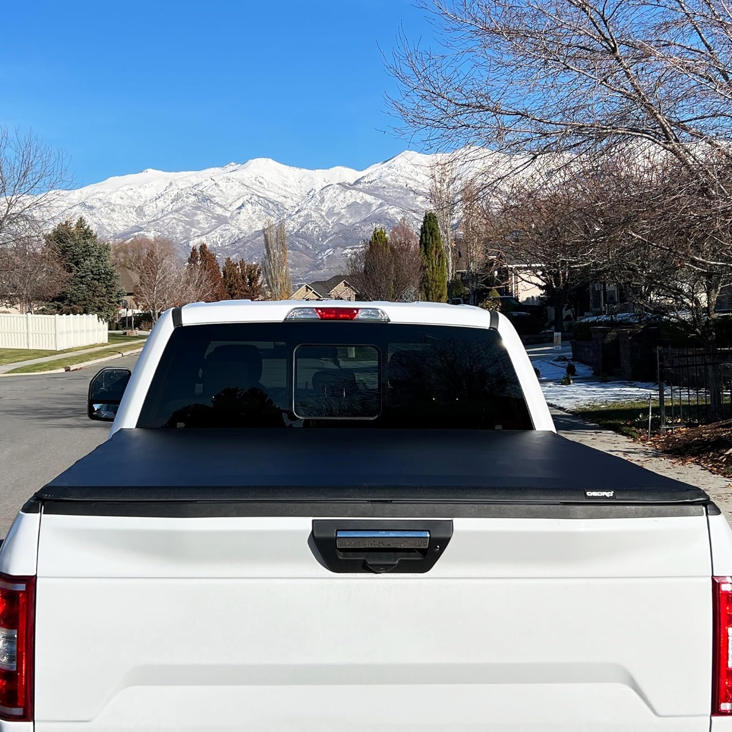 OEDRO FRP Hard Tri-fold Truck Bed Tonneau Cover Compatible with 2019-2025 Chevy Silverado 1500 / GMC Sierra 1500 New Body Style, 5.8 Feet Bed w/o Multi-Flex Tailgate - Image 92