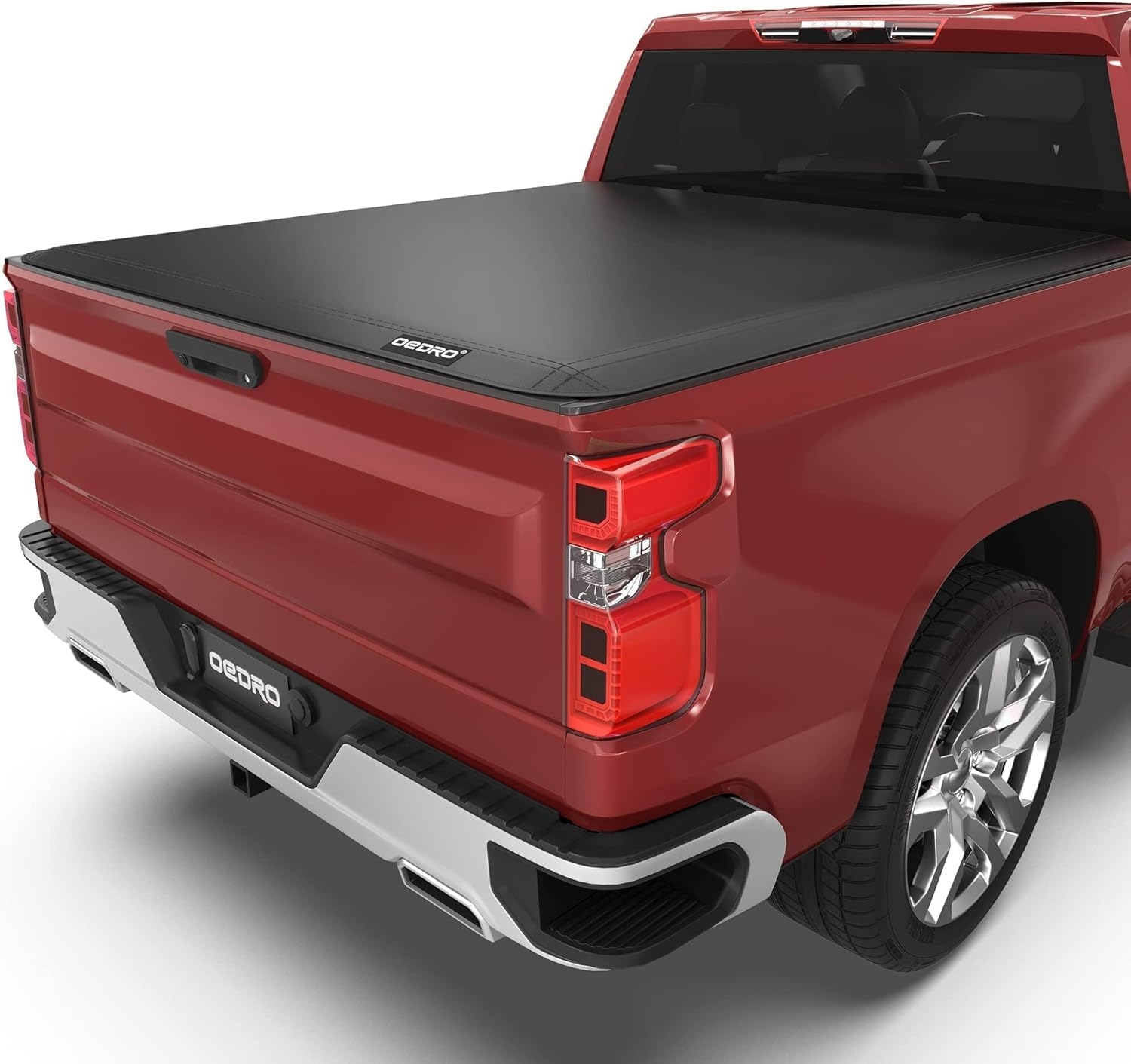 OEDRO FRP Hard Tri-fold Truck Bed Tonneau Cover Compatible with 2019-2025 Chevy Silverado 1500 / GMC Sierra 1500 New Body Style, 5.8 Feet Bed w/o Multi-Flex Tailgate - Image 101