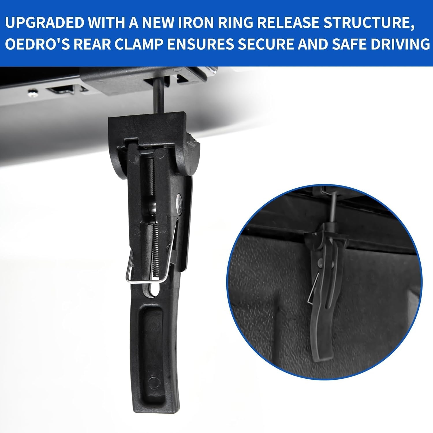 OEDRO FRP Hard Tri-fold Truck Bed Tonneau Cover Compatible with 2019-2025 Chevy Silverado 1500 / GMC Sierra 1500 New Body Style, 5.8 Feet Bed w/o Multi-Flex Tailgate - Image 109