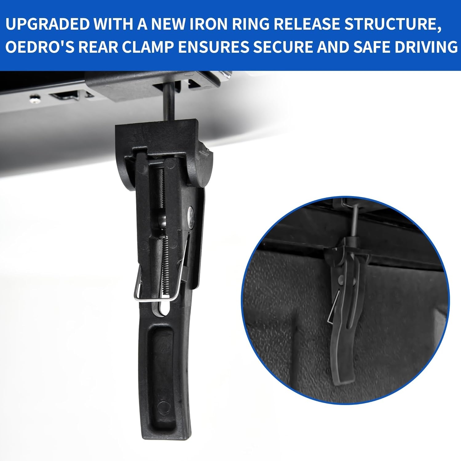 OEDRO FRP Hard Tri-fold Truck Bed Tonneau Cover Compatible with 2019-2025 Chevy Silverado 1500 / GMC Sierra 1500 New Body Style, 5.8 Feet Bed w/o Multi-Flex Tailgate - Image 118