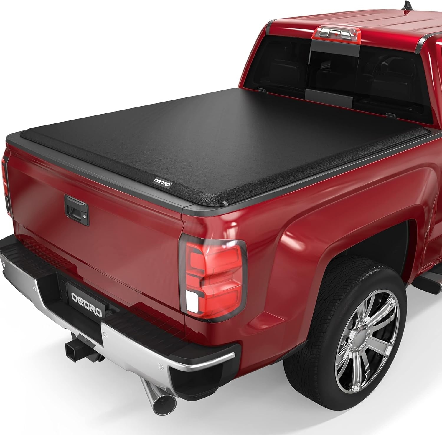 OEDRO FRP Hard Tri-fold Truck Bed Tonneau Cover Compatible with 2019-2025 Chevy Silverado 1500 / GMC Sierra 1500 New Body Style, 5.8 Feet Bed w/o Multi-Flex Tailgate - Image 125