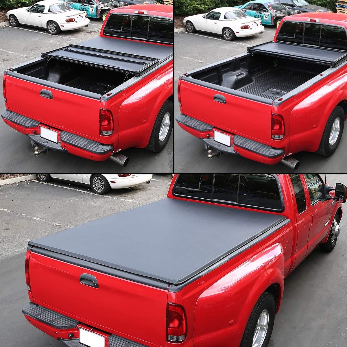 DNA MOTORING New Upgrade Truck Bed Top Hard Solid Tri-Fold Tonneau Cover Compatible with 14-18 Silverado Sierra 1500/15-19 Silverado Sierra 2500HD 3500HD 6.5' Bed, TTC-HARD-038 - Image 22