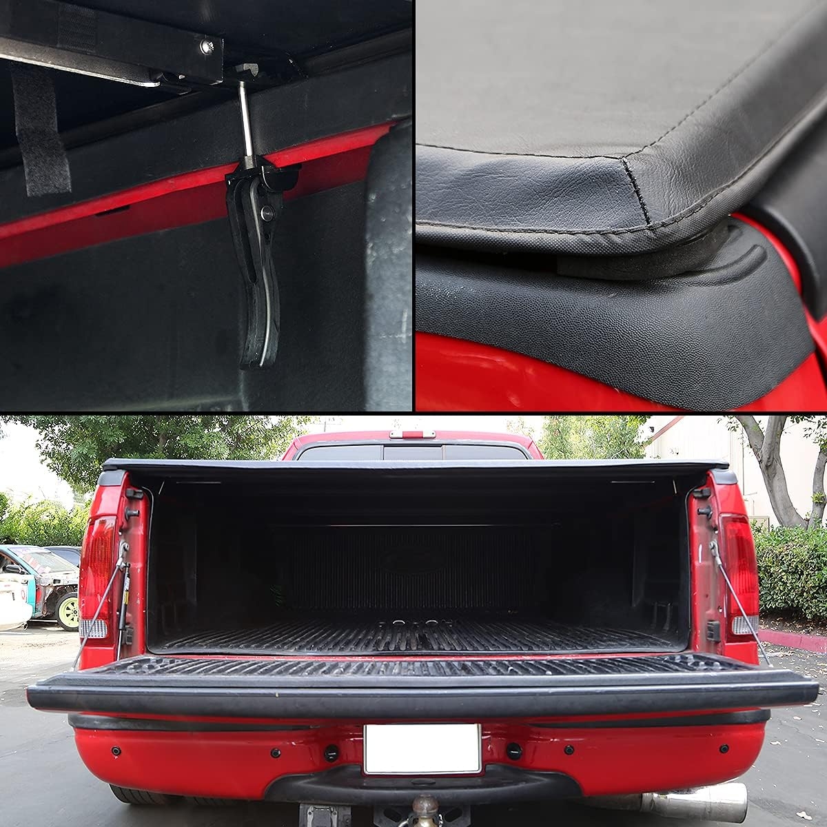 DNA MOTORING New Upgrade Truck Bed Top Hard Solid Tri-Fold Tonneau Cover Compatible with 14-18 Silverado Sierra 1500/15-19 Silverado Sierra 2500HD 3500HD 6.5' Bed, TTC-HARD-038 - Image 32