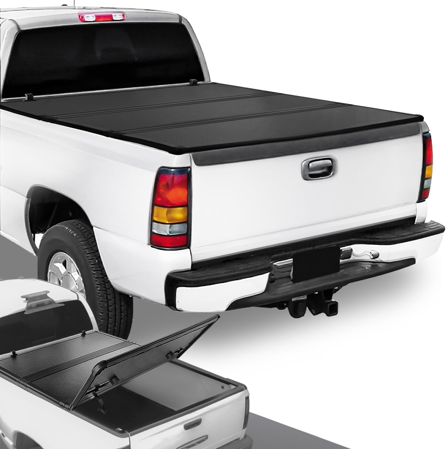 DNA MOTORING New Upgrade Truck Bed Top Hard Solid Tri-Fold Tonneau Cover Compatible with 14-18 Silverado Sierra 1500/15-19 Silverado Sierra 2500HD 3500HD 6.5' Bed, TTC-HARD-038 - Image 33