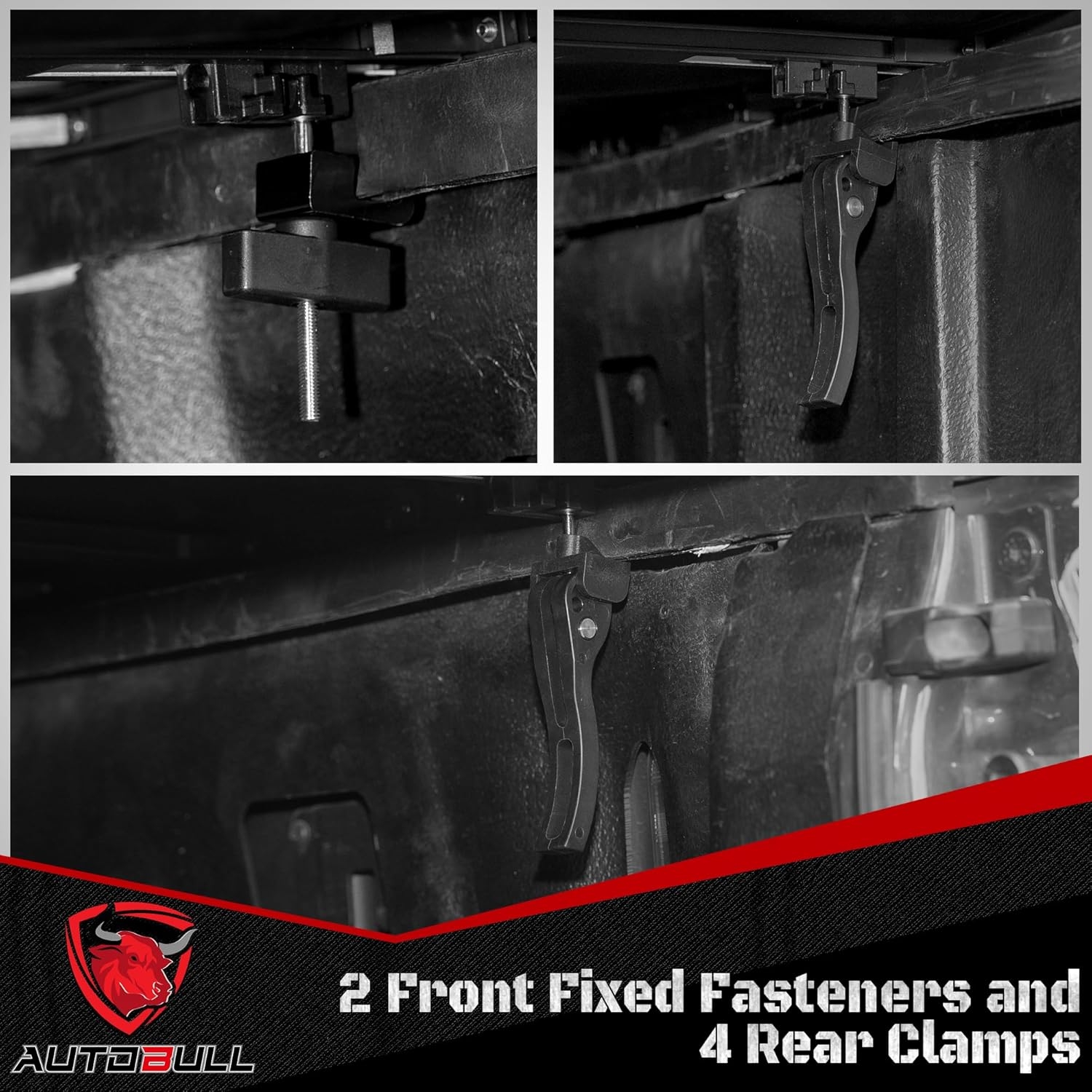 Hard Top Tri Fold tonneau Cover Compatible with 1994-2025 Dodge Ram 1500 2500 3500 8ft Bed (96.3"), Alloy Steel and Fiberglass Made - Image 12