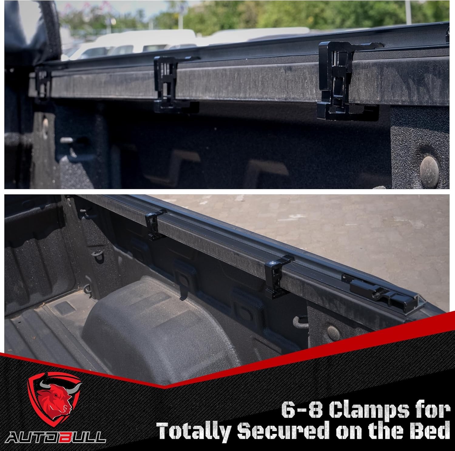 Hard Top Tri Fold tonneau Cover Compatible with 1994-2025 Dodge Ram 1500 2500 3500 8ft Bed (96.3"), Alloy Steel and Fiberglass Made - Image 19
