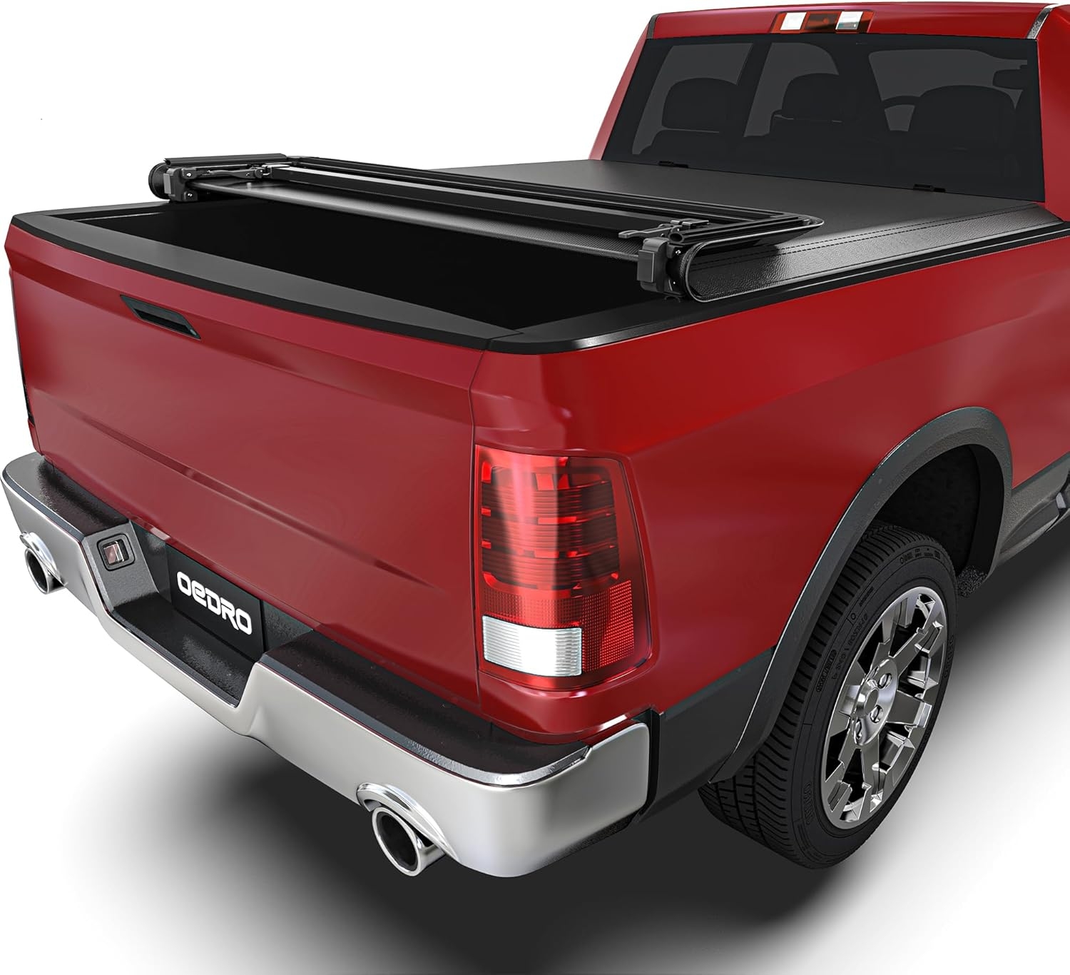 OEDRO Quad Fold Hard Truck Bed Tonneau Cover Fit for Dodge Ram 1500 Classic 2009-2024, Fit for Ram 1500 New Body 2019-2025 with 5.7ft Bed, Black - Image 58