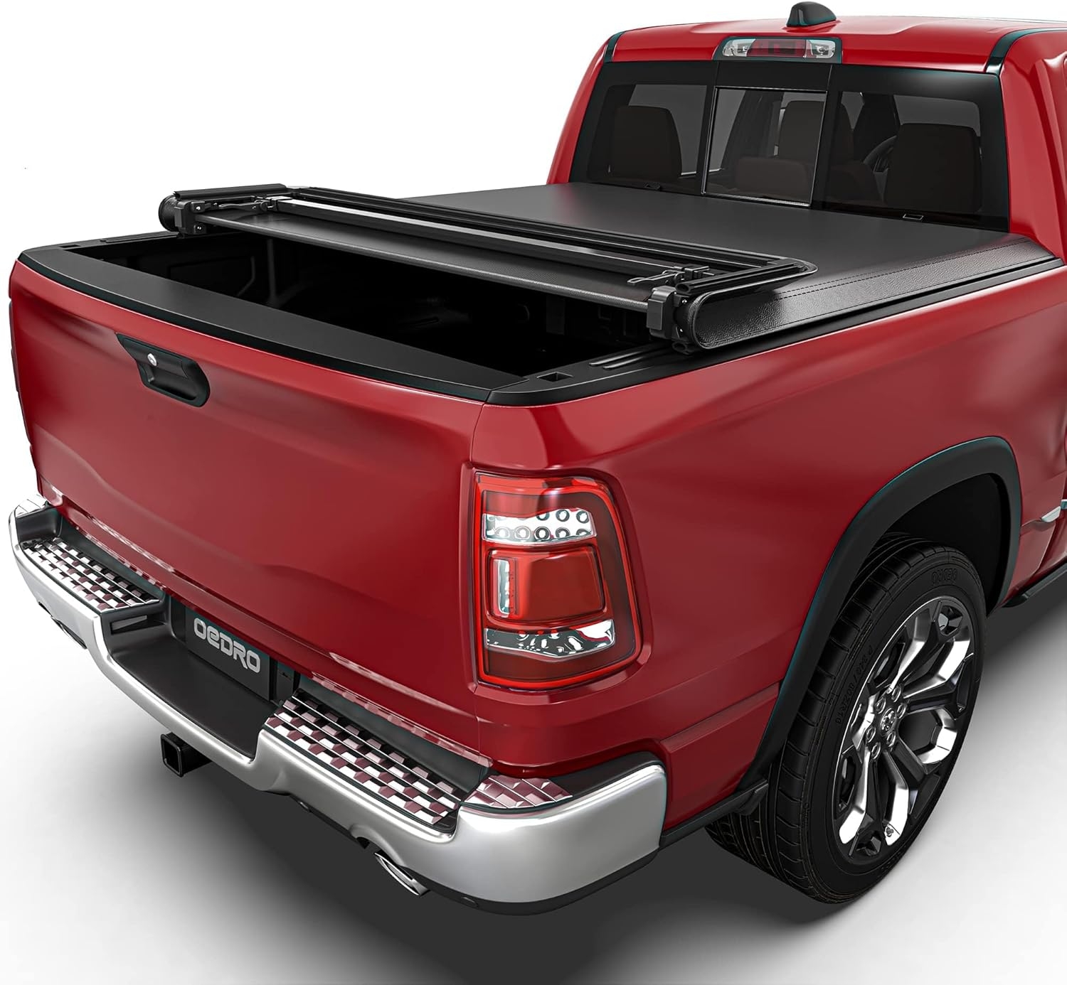 OEDRO Quad Fold Hard Truck Bed Tonneau Cover Fit for Dodge Ram 1500 Classic 2009-2024, Fit for Ram 1500 New Body 2019-2025 with 5.7ft Bed, Black - Image 65