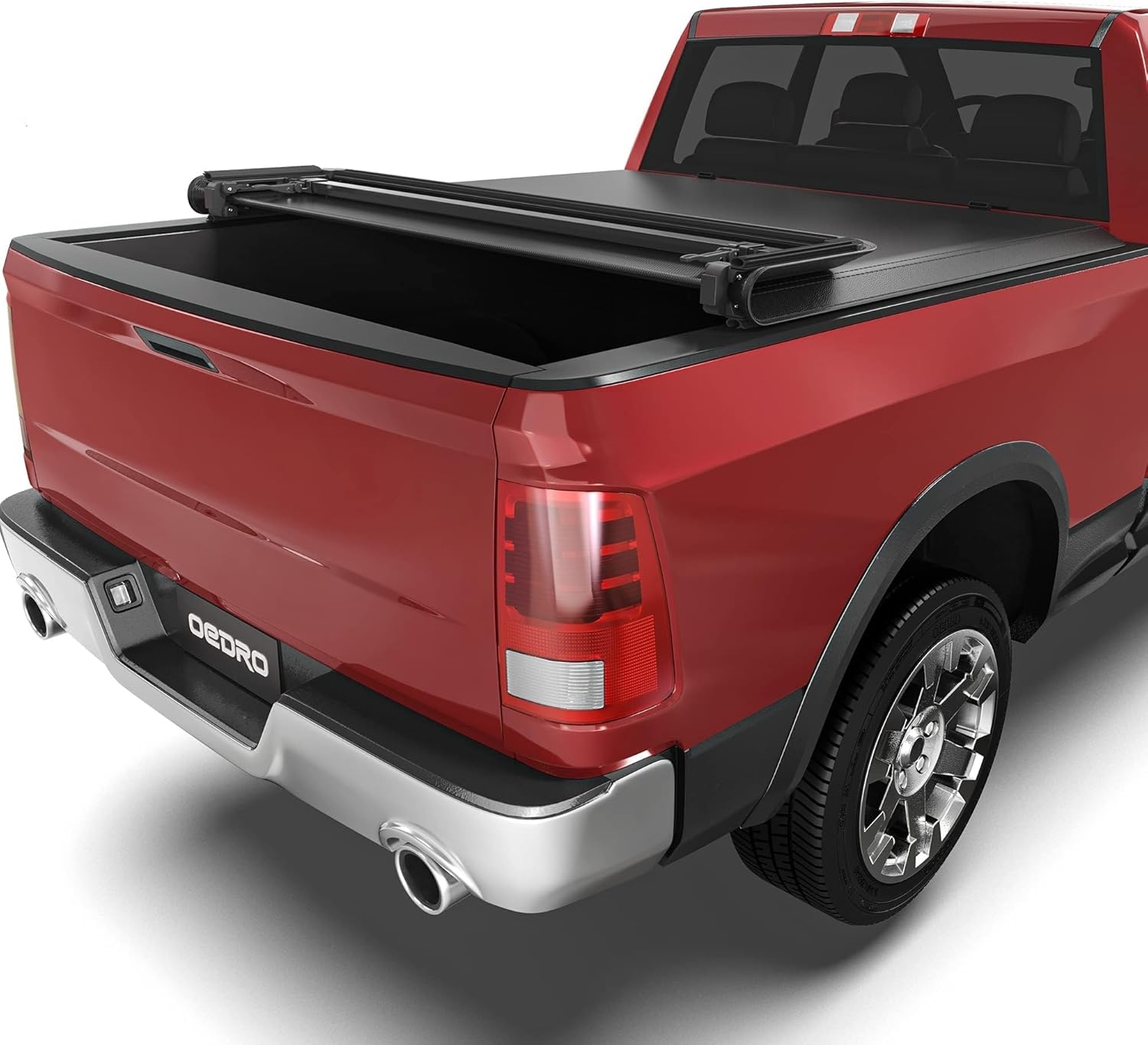 OEDRO Quad Fold Hard Truck Bed Tonneau Cover Fit for Dodge Ram 1500 Classic 2009-2024, Fit for Ram 1500 New Body 2019-2025 with 5.7ft Bed, Black - Image 94