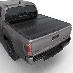Tutel Low Profile Hard Shell Flip-Up Truck Bed Tonneau Cover|Fits 2016–2023 Toyota Tacoma 6’2″ Bed (73.7″) – TTLTMLPFU022